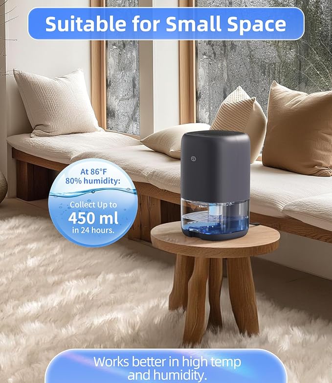 Dehumidifier, 35 OZ Small Dehumidifiers - Image 3