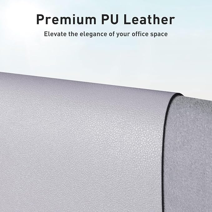 Aothia Large PU Leather Desk Pad Protector – Non-Slip Mouse Pad & Writing Mat - Image 2