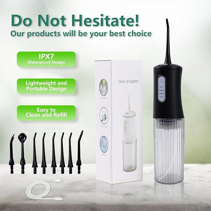 Cordless Water Flosser for Teeth Cleaning Pick - Image 8