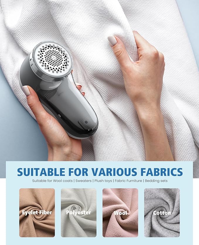 POPCHOSE Fabric Shaver, Sweater Shavers to Remove Pilling, Lint Shaver - Image 8