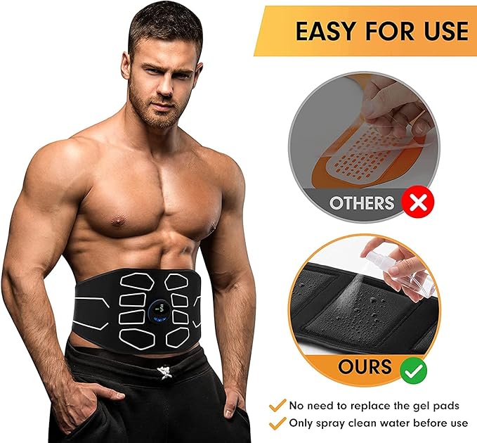 MarCoolTrip MZ ABS Stimulator, Ab Machine, Abdominal Toning Belt Muscle Toner - Image 2