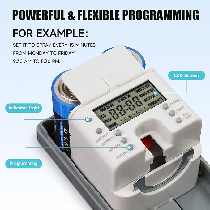 AIKE Automatic Air Fresheners Spray Dispenser – Programmable – Ideal - Image 6