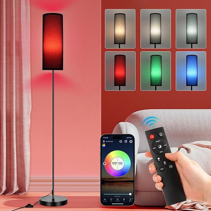 FRIDEKO HOME Floor Lamp, Color Changing Ambient Lighting by FRIDEKOHOME