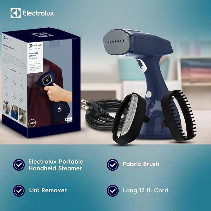 Electrolux Steamer for Clothes, 1500 Watt Portable Handheld Fabric and Garment - Image 6