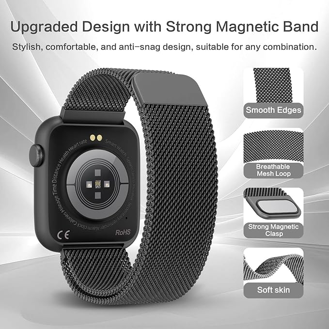 Smart Watches for Men Blood Pressure, DA GPT AI Waterproof Smartwatch, 1.9" - Image 7