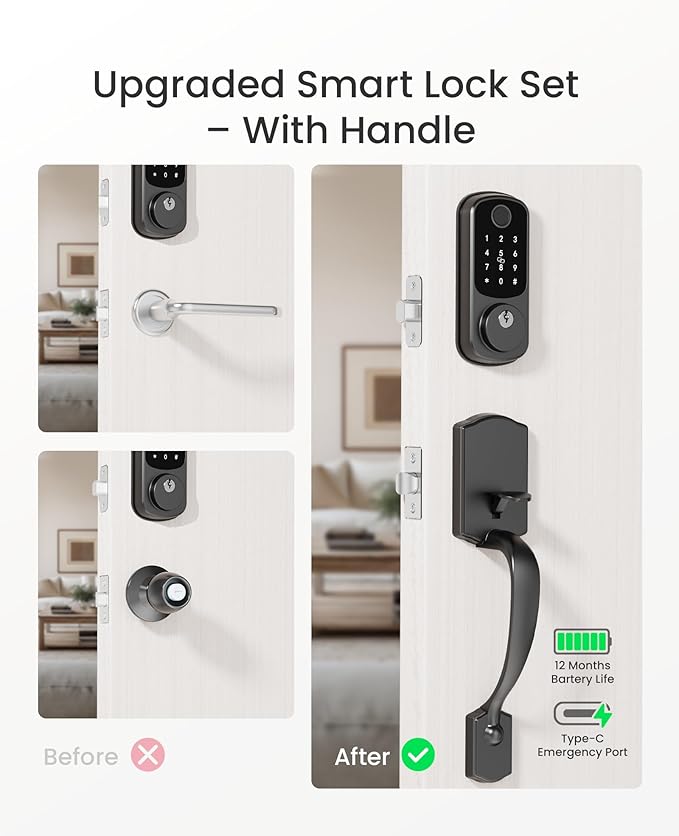 DESLOC B200 Keyless Entry Door Lock - Image 3