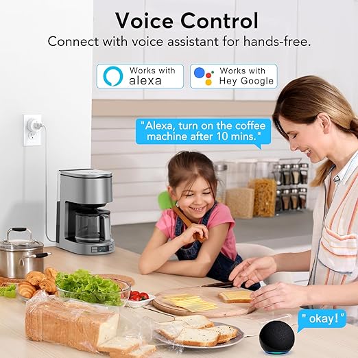EIGHTREE Smart Plug, WiFi Outlet Works - Image 4