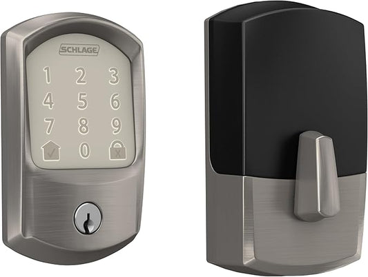 SCHLAGE BE489WB GRW 619 Encode WiFi Deadbolt Smart Lock, Keyless Entry by SchlageLockCompany