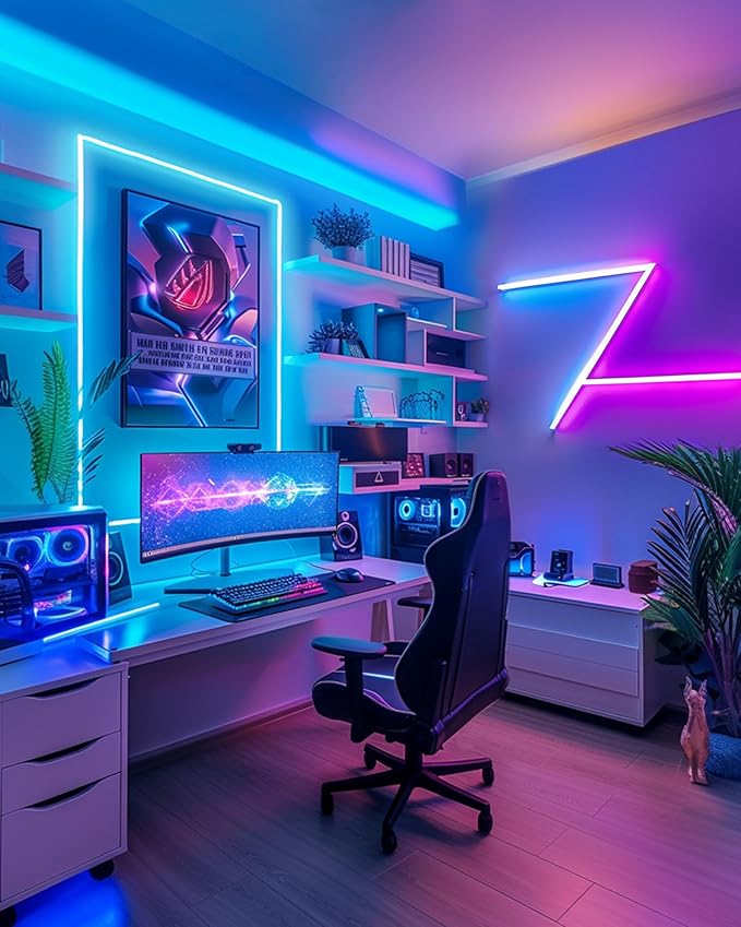HitLights LED Strip Lights, Small LED Light Strips Dimmable, RGB 5050 Color - Image 6