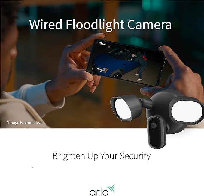 Arlo Wired Floodlight Camera, Home Security Camera - Image 7
