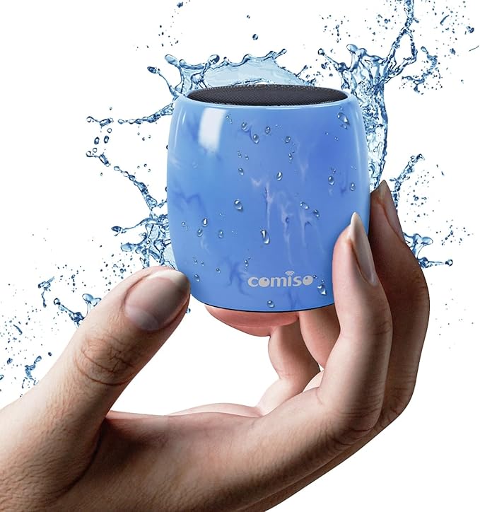 comiso Small Bluetooth Speaker, IPX7 Waterproof Speaker by COMISO