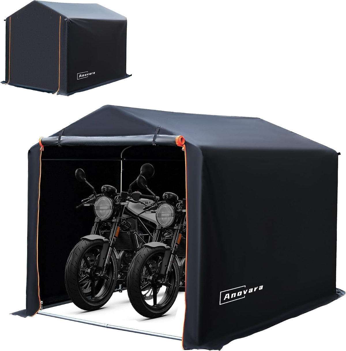 bike storage shed 5.25x7.2ft motorcycle tent 420d oxford, main product view