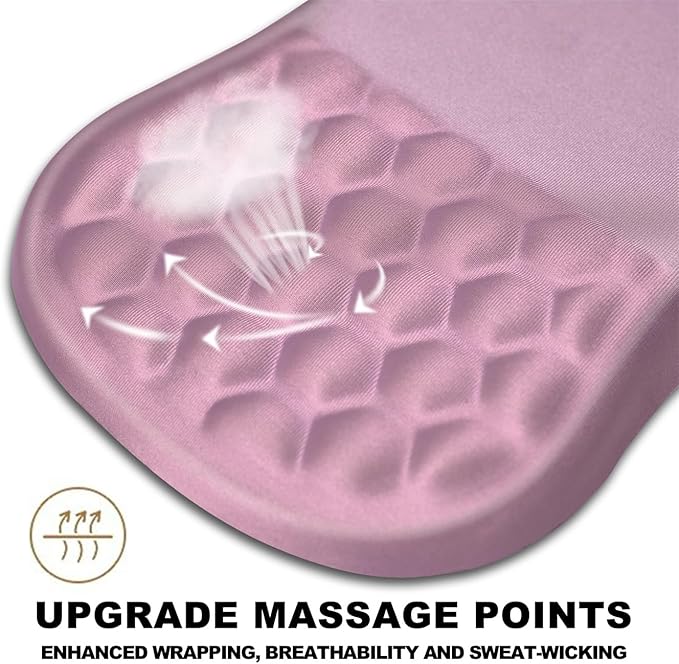 KUOSGM Mouse Pad Wrist Support, Ergonomic Mouse Pad - Image 2