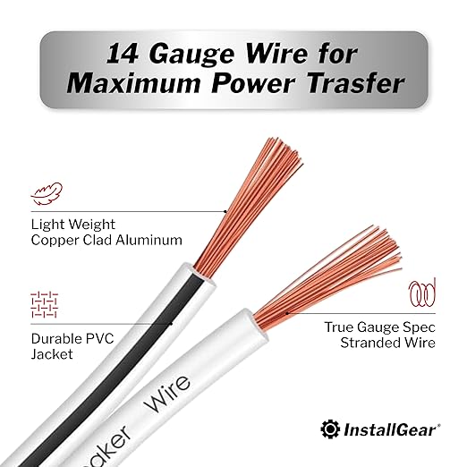 InstallGear 14 Gauge AWG Speaker Wire Cable - Image 2