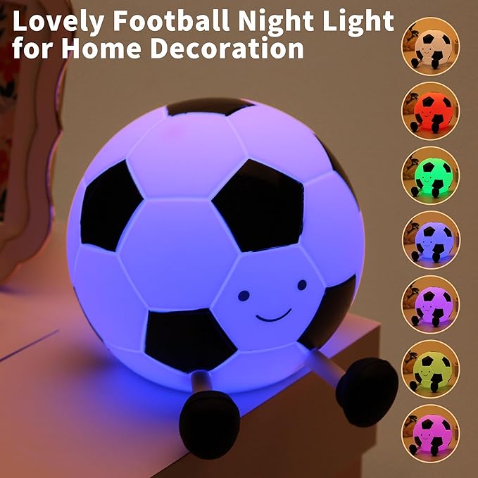 FineLiMoLa Soccer Silicone Night Light - Image 3