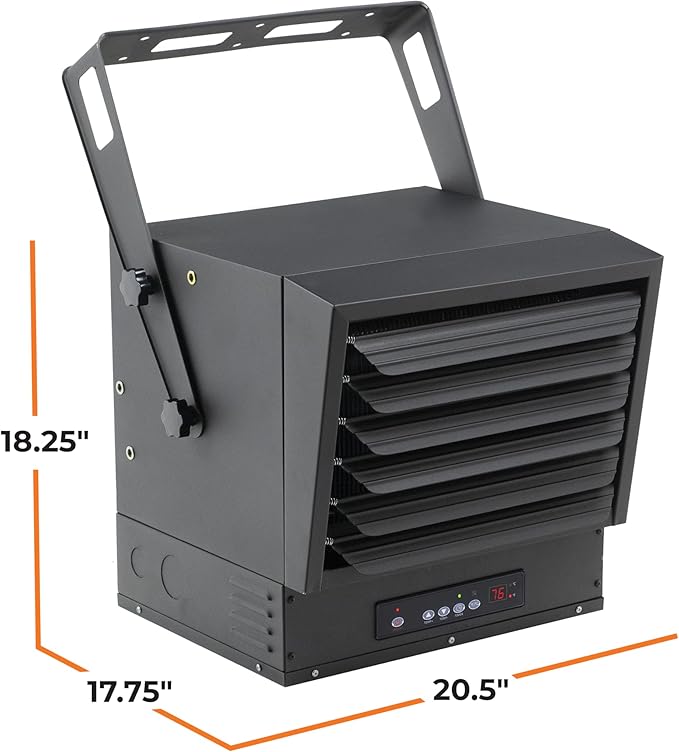 Comfort Zone 10, 000W Hard-Wired Garage Heater – Industrial & Commercial - Image 6