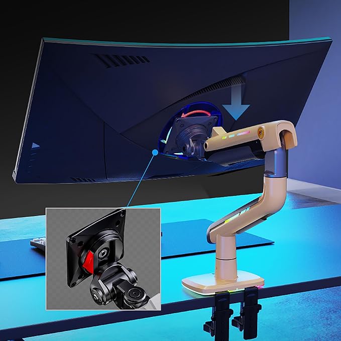 NB Gaming Monitor Arm or for 32 to 60 Inches Screen, Load up to 20 kg, VESA - Image 6