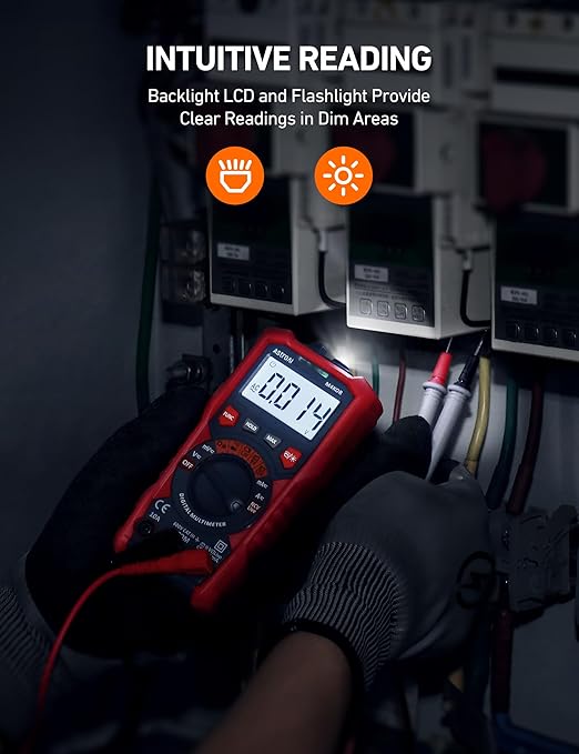 AstroAI Multimeter Tester, TRMS 4000 Counts Volt Meter Auto-Ranging Ohmmeter - Image 6