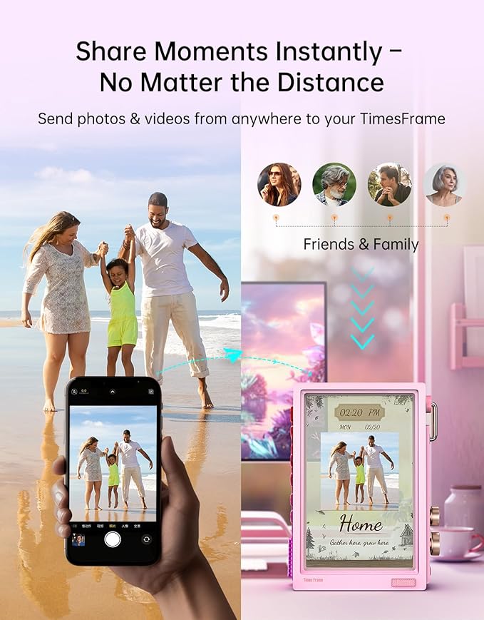 Divoom Times Frame-10.1" WiFi Digital Picture Frame - Image 3