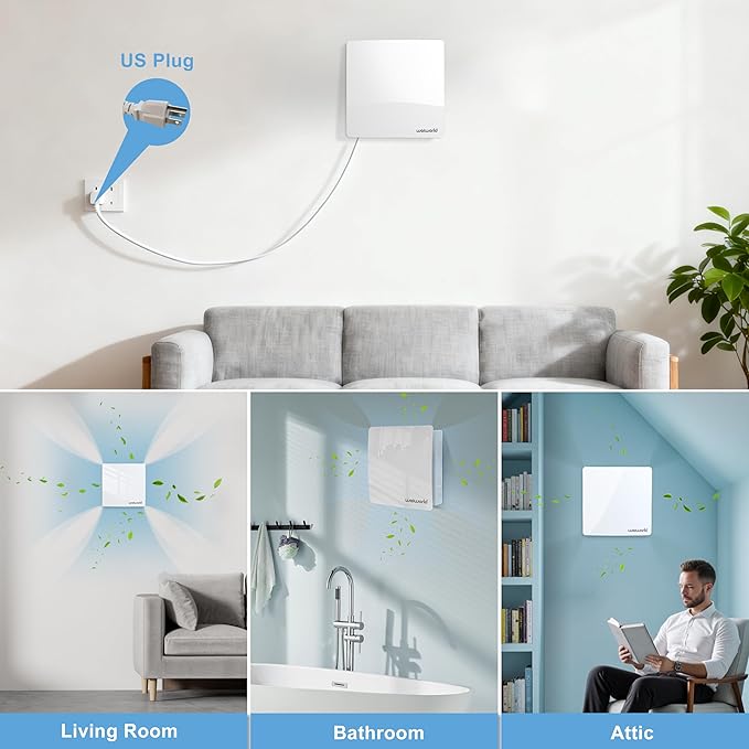 Weiworld Through the Wall HEPA Ventilation Fan- Ultra Quiet EC Motor Wall Vent - Image 7