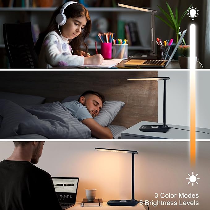 snsok Desk Lamp, Desk Light - Image 5