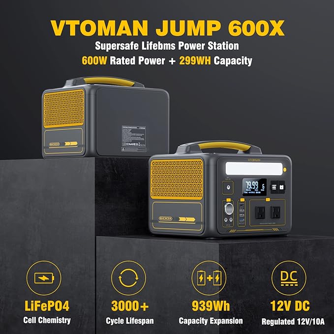 VTOMAN Jump 600X Portable Power Station - Image 2