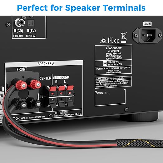 14/2 Speaker Wire 100 Feet, 14AWG Gauge Speaker Cable, Direct Burial, Durable - Image 6