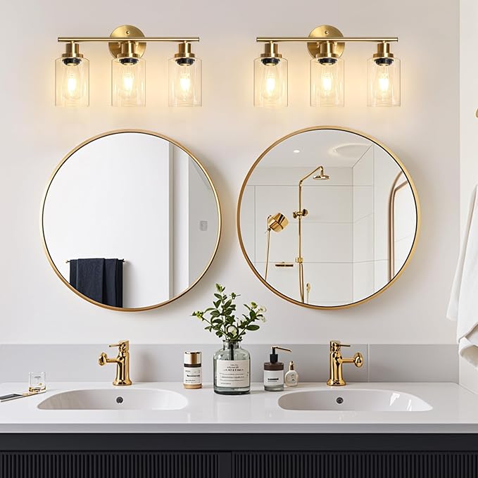 Unicozin Modern Bathroom Light Fixtures, 3 Light Vanity Lights, Living Room - Image 4