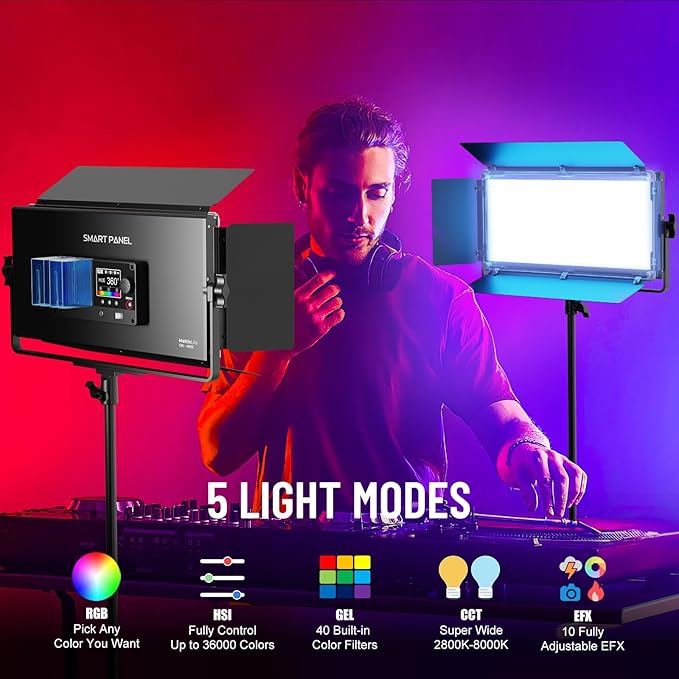 Mettlelite SPL420C RGB LED Video Light - Image 3