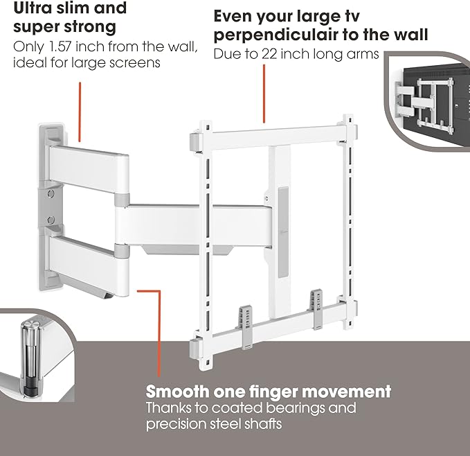 Vogel's TVM 5445 Full-Motion Ultra-Thin TV Wall Bracket - Image 3