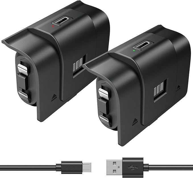 Rechargeable Xbox Controller Battery Pack, Play & Charge Kit by 6amLifestyle