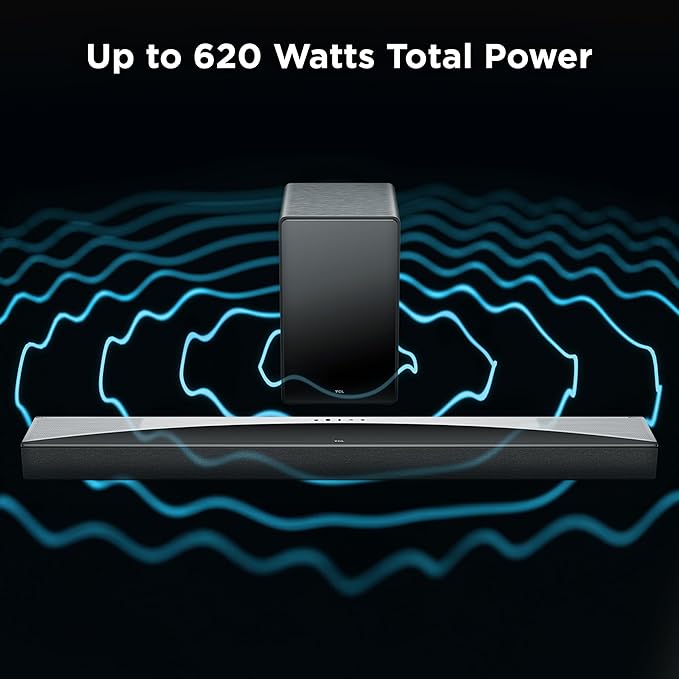 TCL Q75H 5.1.2 Sound Bar with Wireless Subwoofer - Image 5