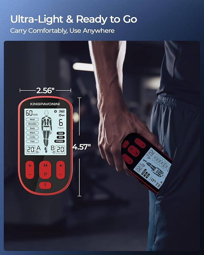 KingPavonini 3-in-1 TENS Unit Muscle Stimulator - Image 8