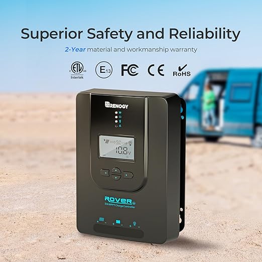 Renogy Rover 30A 12V/24V Auto DC Input MPPT Solar Charge Controller Parameter - Image 7