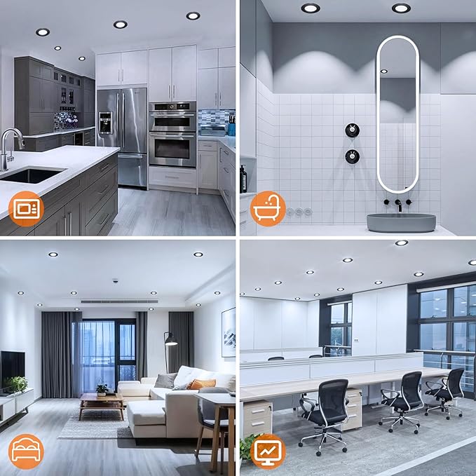 inShareplus 2 Inch LED Recessed Lighting, 5000K Daylight White, Recessed Light - Image 7