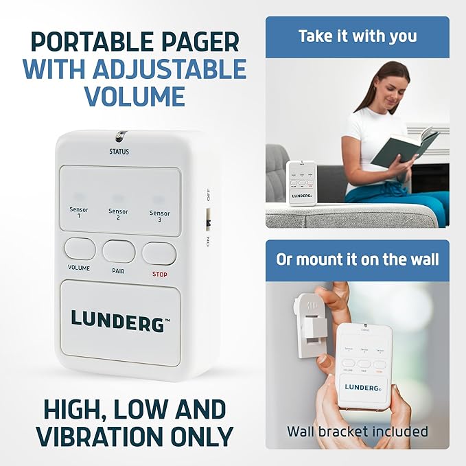 Lunderg Large Bed Alarm for Elderly Adults - Image 4