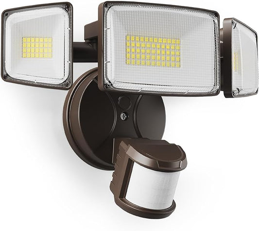 Onforu 100W LED Motion Sensor Outdoor Lights, Dusk to Dawn Flood Light Outdoor by Onforu