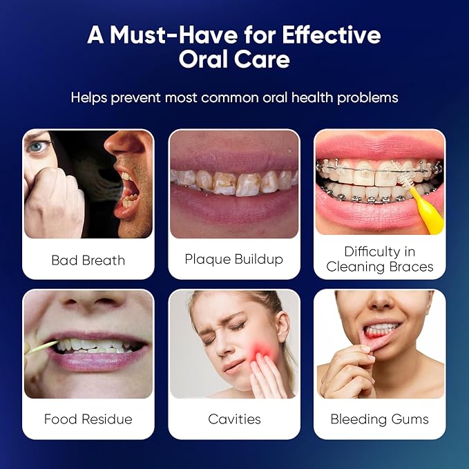 MySmile LP211 Cordless Water Flossers, Portable Rechargeable Oral Irrigator - Image 6