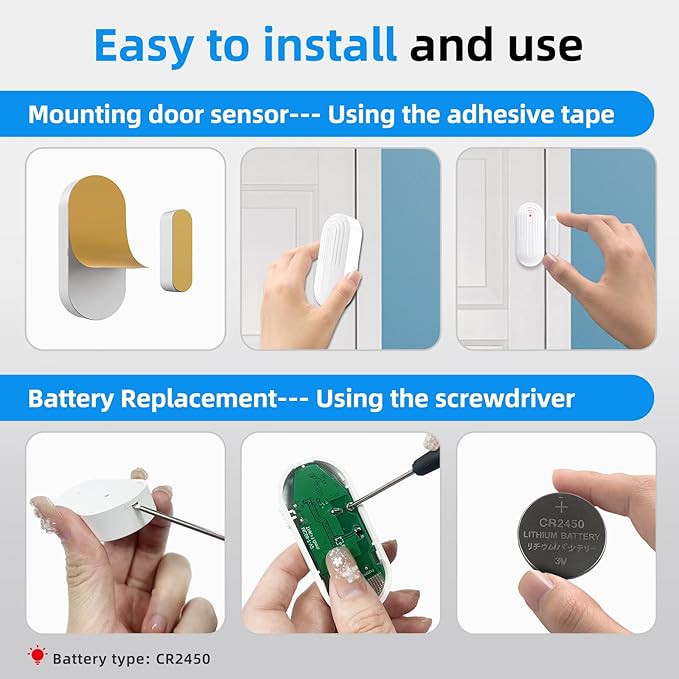 Daytech Wireless Door Chime System - 800ft Long Range - Image 8