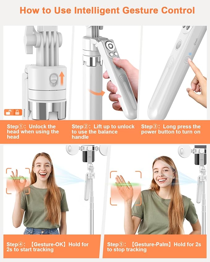 Yeaki 71” Auto Face Tracking Tripod - Image 8