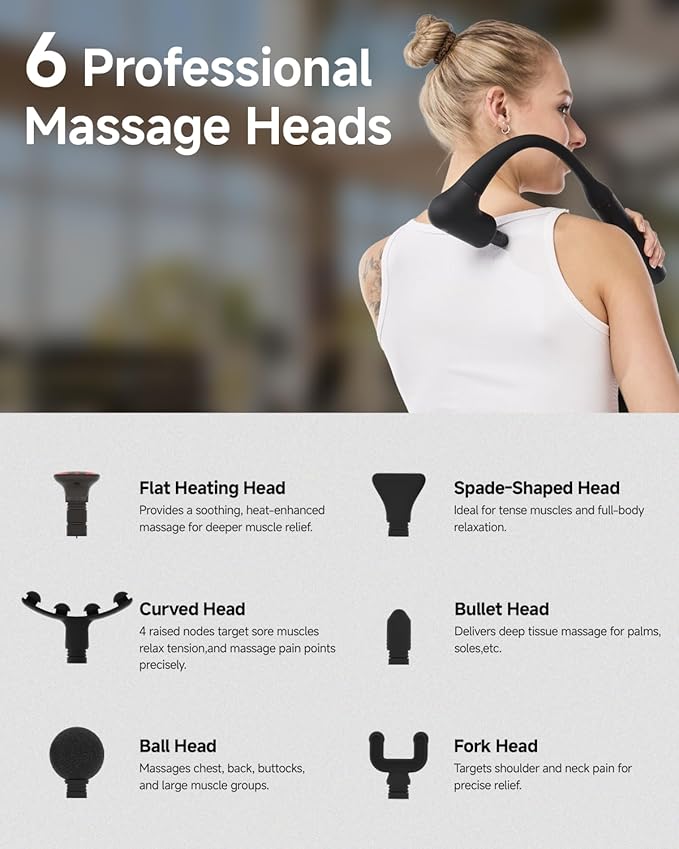 CAREKING Upgraded 2-in-1 Massage Gun - Image 7