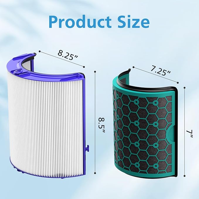 2 Pack TP04 Replacement Filter for Dyson TP04 HP04 DP04 TP05 DP05 Air Purifier - Image 5