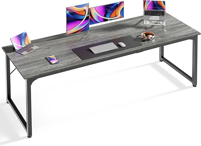 Huuger Computer Desk, 70 Inch Office Desk, Gaming Desk by Huuger