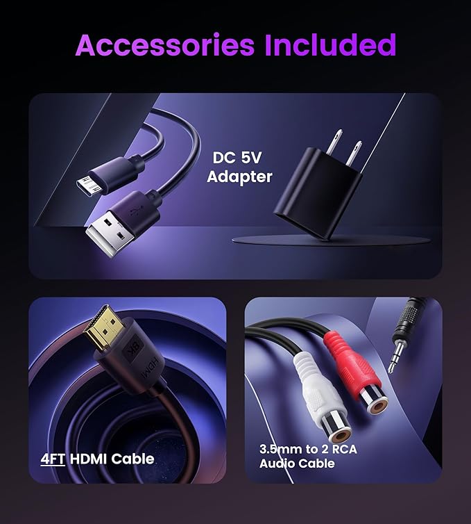 avedio links HDMI ARC/eARC Audio Extractor Converter 8K@60Hz 4K@120Hz, HDMI to - Image 3