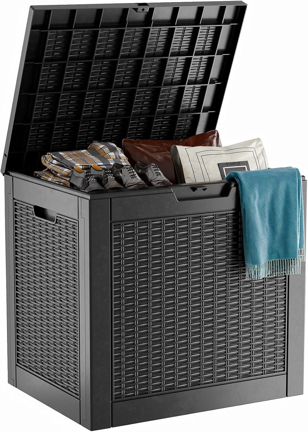 deck box large outdoor storage for patio furniture, main product view