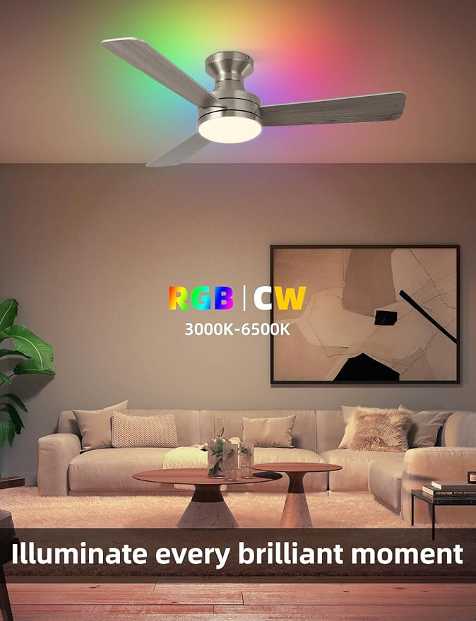 Homlit 42 inch RGB Ceiling Fan - Image 8