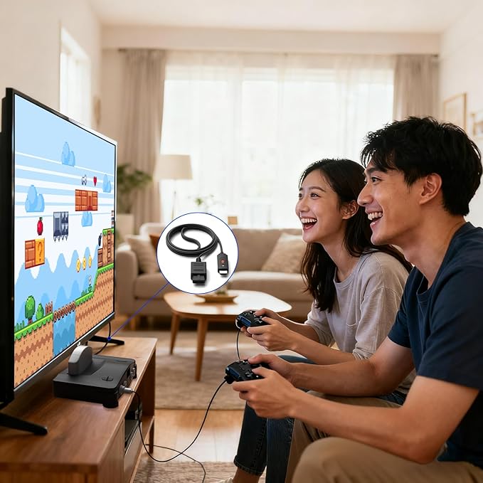 Arector N64 to HDMI Converter, HDMI Converter Supports 4:3/16:9 Ratio Conversion - Image 6