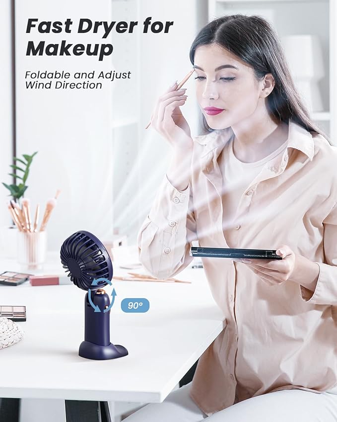 coldSky Portable Handheld Fan, 4000mAh Battery Operated Fan - Image 5