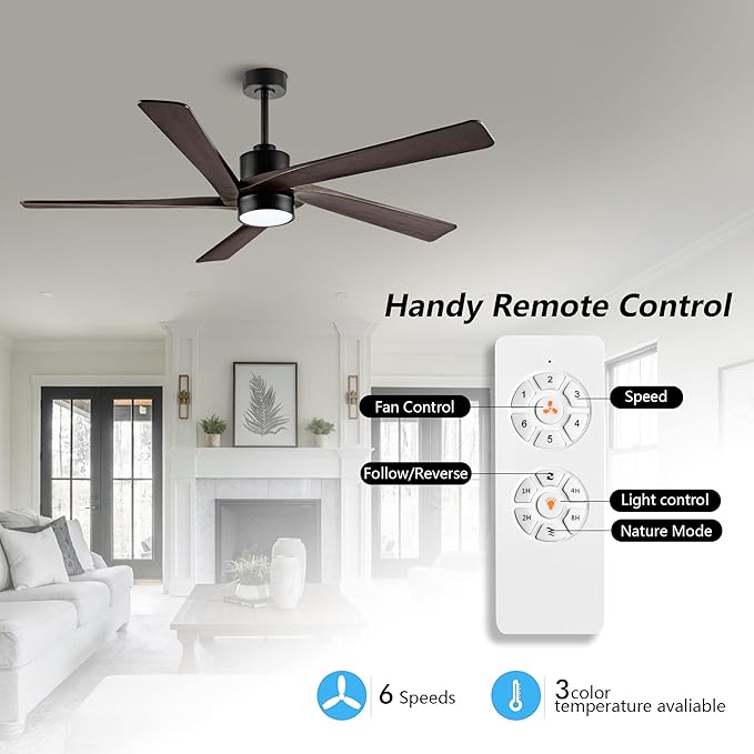 WINGBO 72 Inch DC Ceiling Fan - Image 2