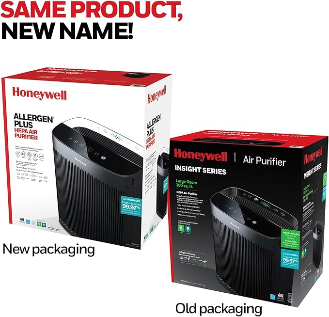 Honeywell HEPA Air Purifier for Home, 1733 Ft² Rooms in 1 hour, Air Quality - Image 12